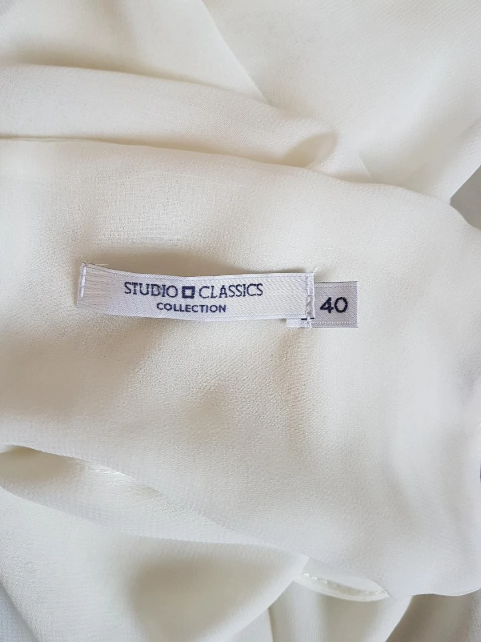 ✨ Schitterende Bohème-Chic Studio Classics Jurk - Parels & Geplooide Voile - Maat 40 ✨ – photo 6